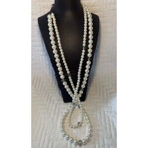 Faux Pearls 2 Strand 32 inch and 38 inches